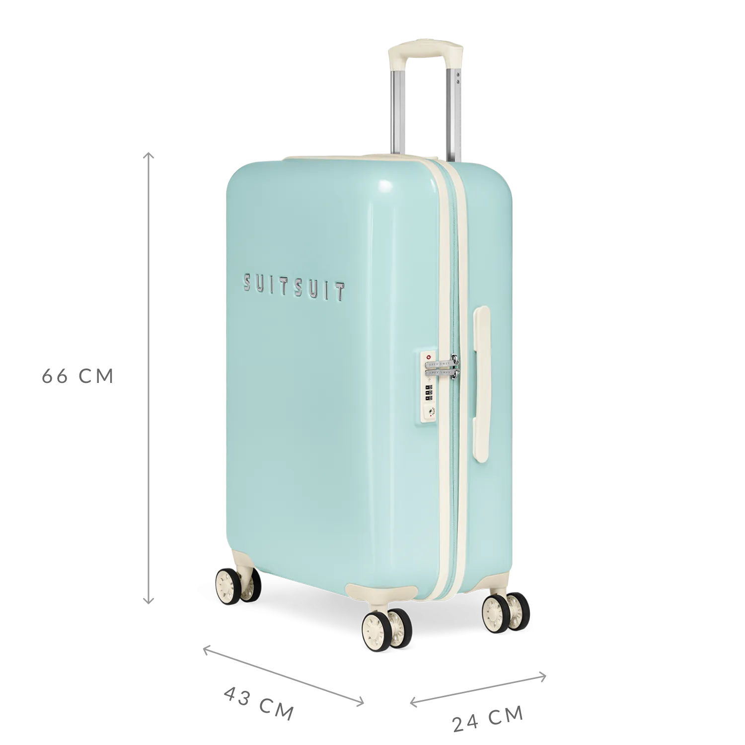 Fabulous Fifties - Luminous Mint - Safe Travels Set (24 INCH)