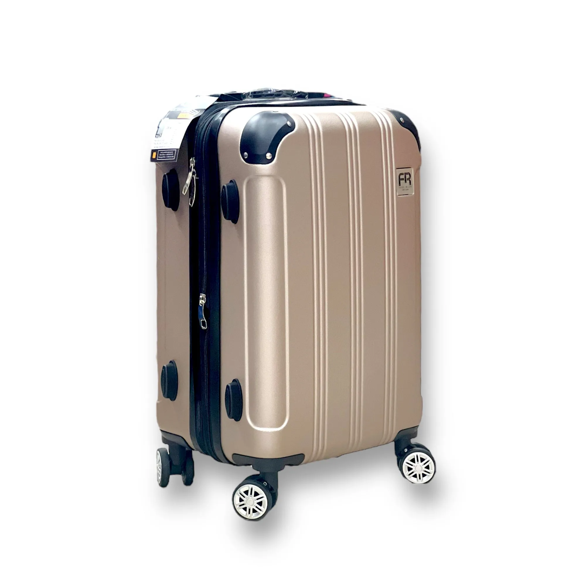 Fast Road Hardside Expandable Roller Luggage Champagne, Carry-on 20 inch