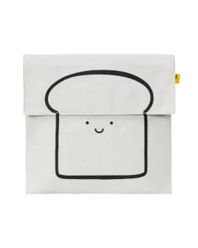 Flip Snack Sack Happy Bread Black