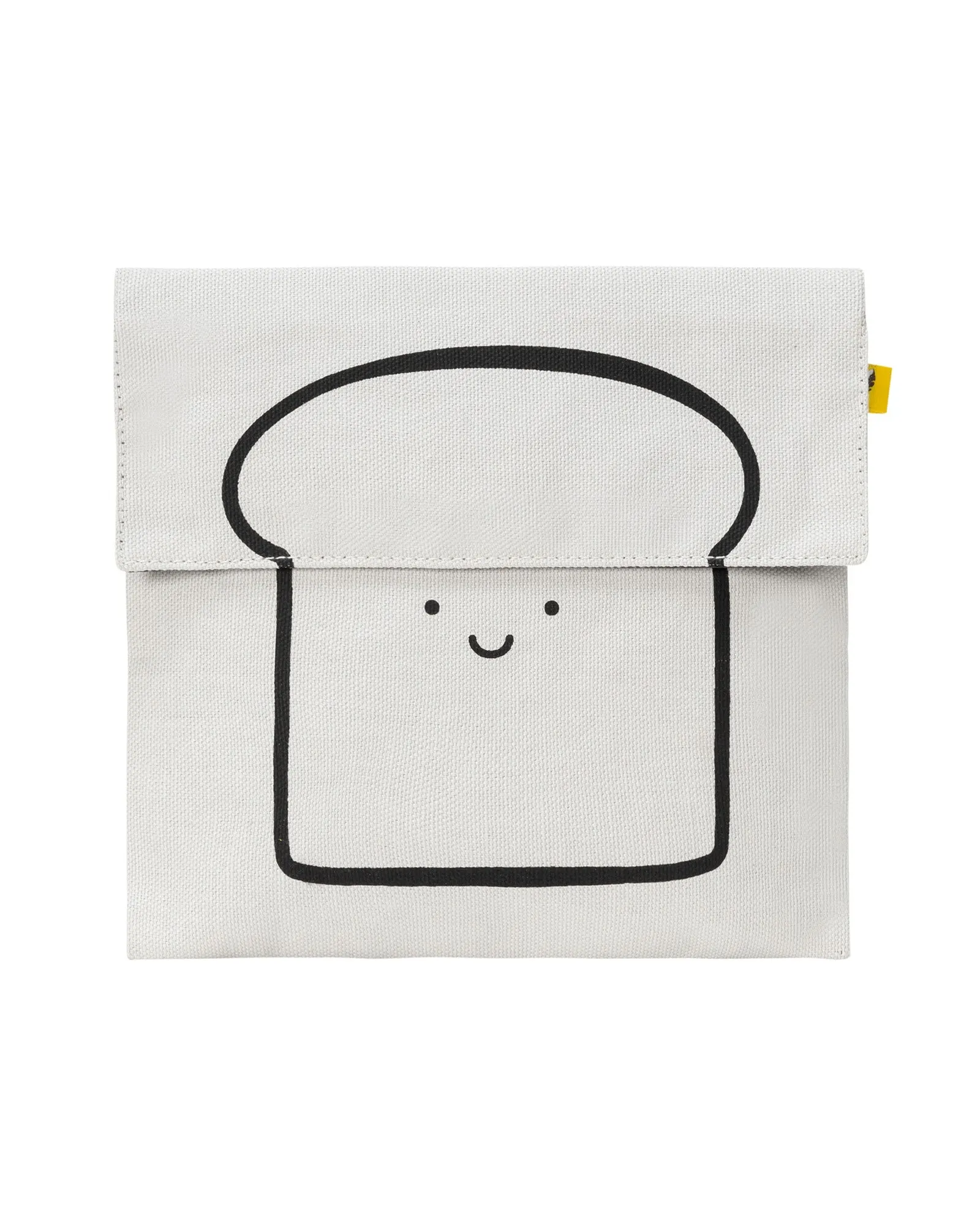 Flip Snack Sack Happy Bread Black