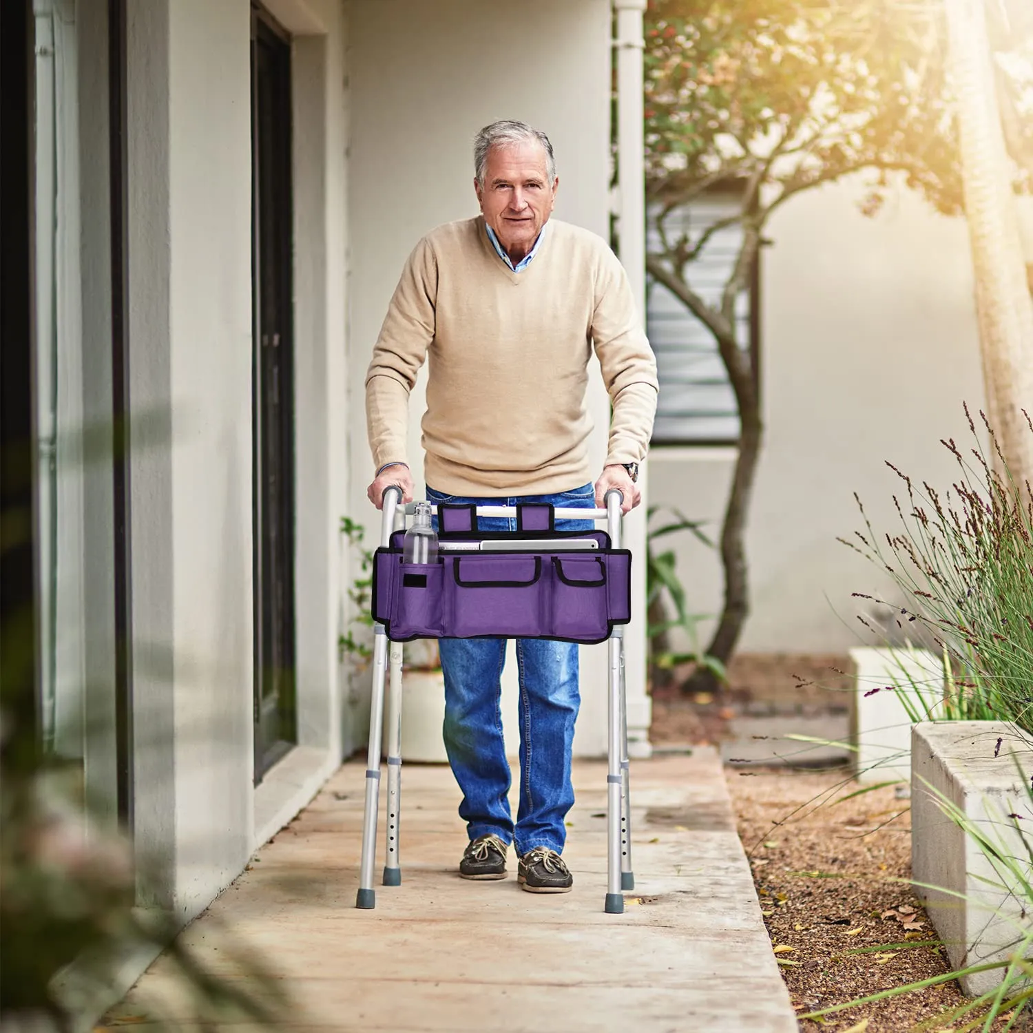 Folding Walker Basket Organizer