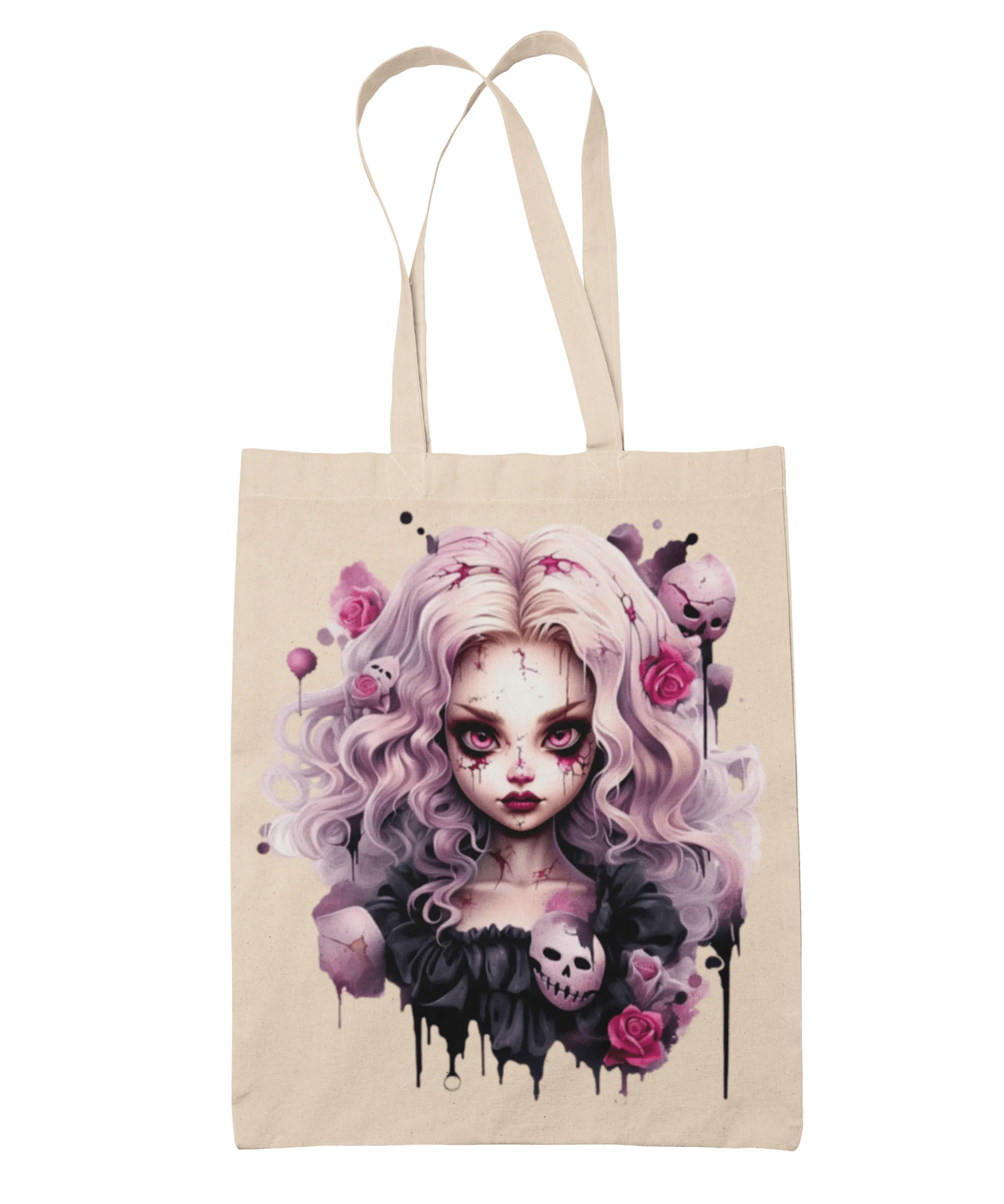 Gothic Barbie Tote Bag