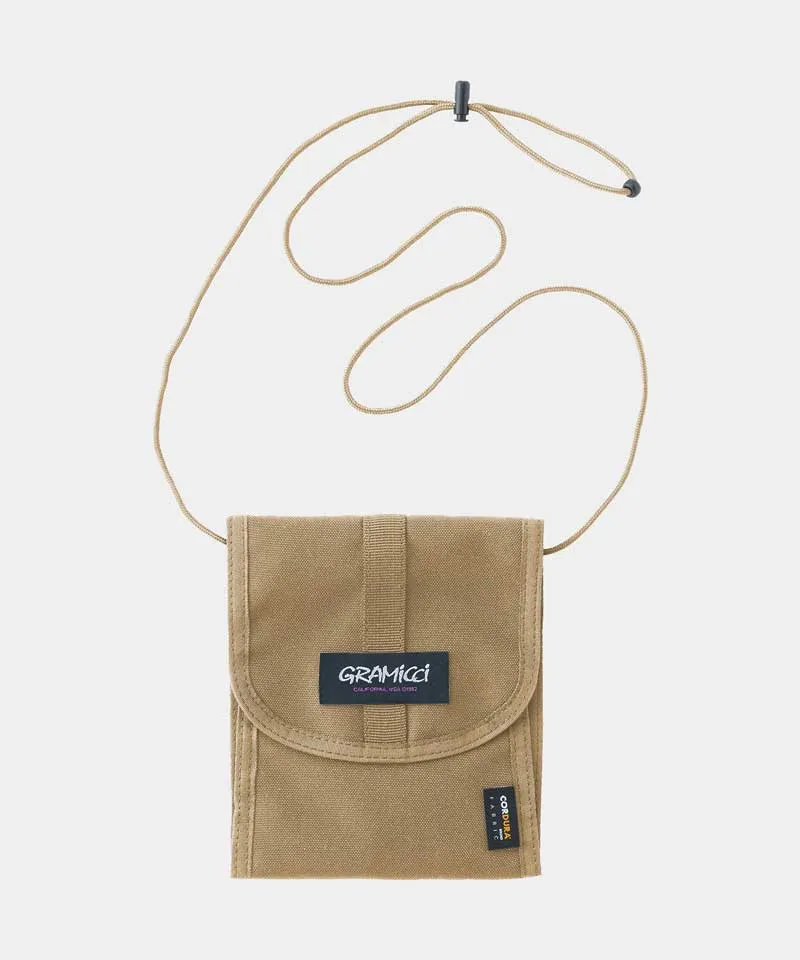 Gramicci Coyote Beige Cordura Lanyard Pouch Bag