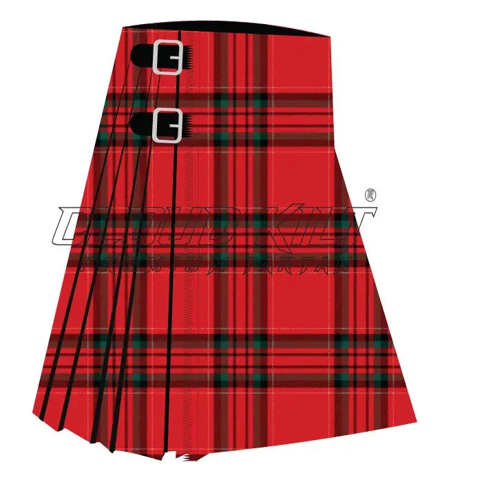 Gudbrandsdalen Rondastakken Red Modern Tartan