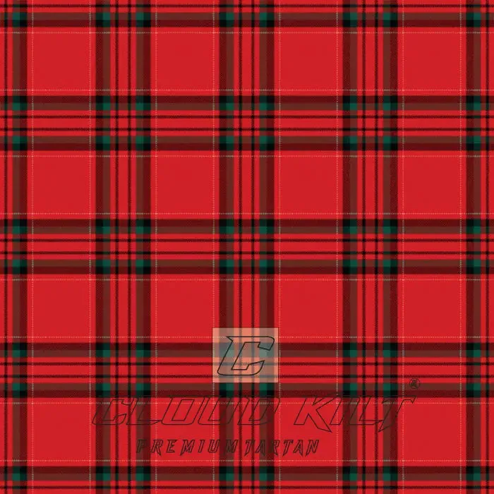 Gudbrandsdalen Rondastakken Red Modern Tartan