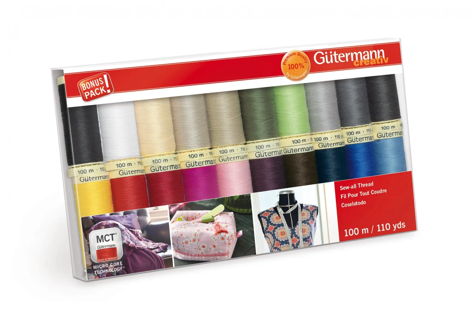 Gutermann All-Purpose Rainbow Thread Pack