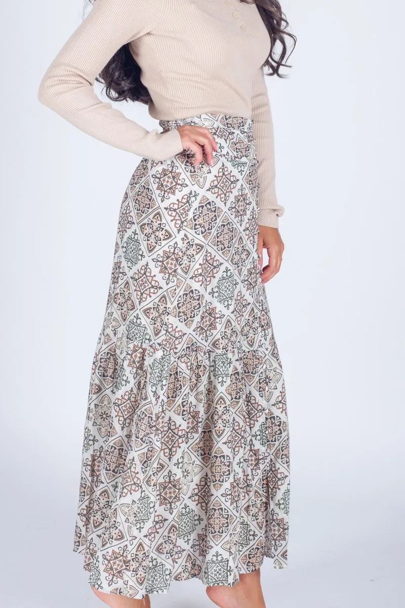 GWENYTH SKIRT (KHAKI)