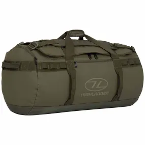 Highlander Storm Tarpaulin Duffle Bag 90L Olive Green