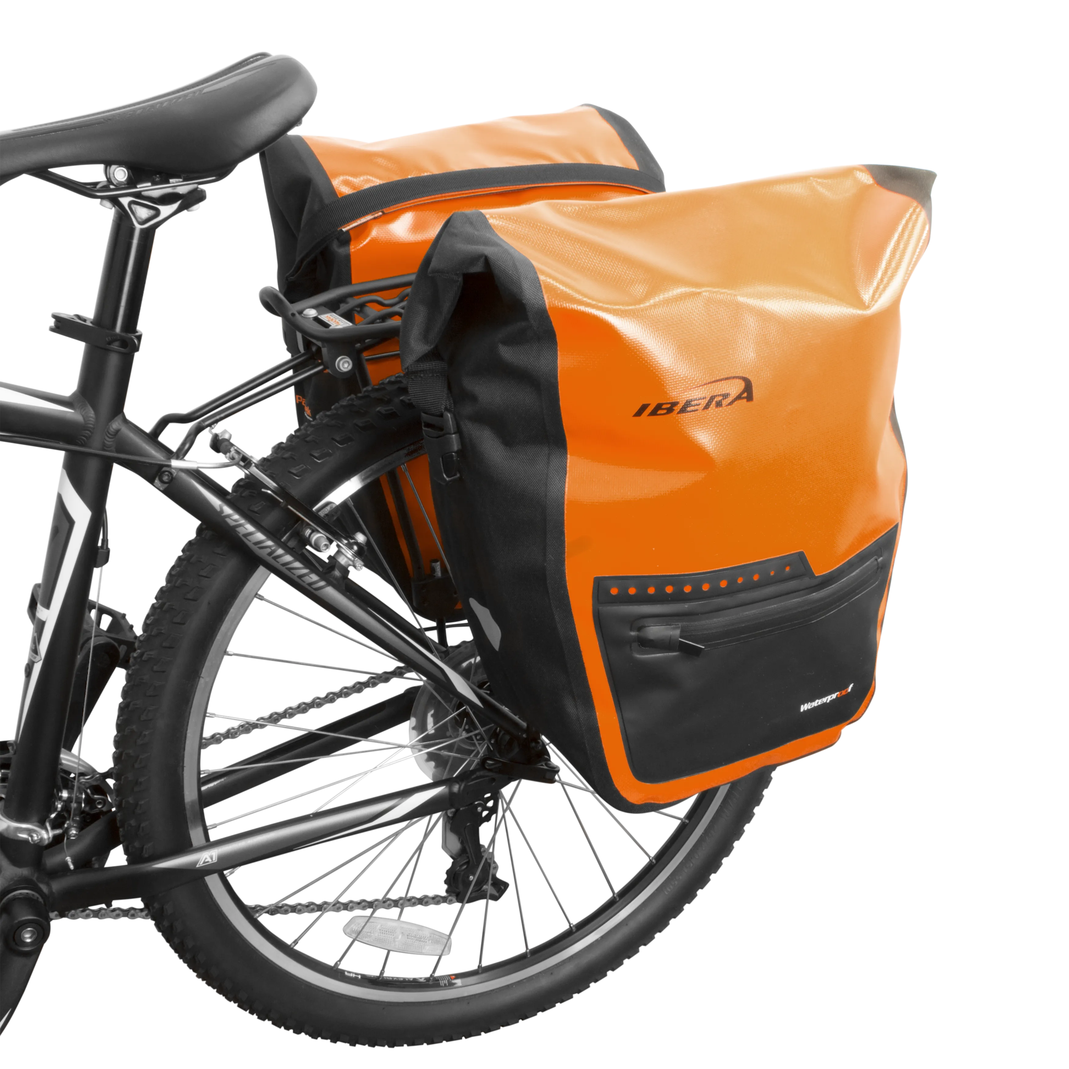 IBERA PakRak Bike Waterproof Pannier Bags-PAIR | IB-BA20