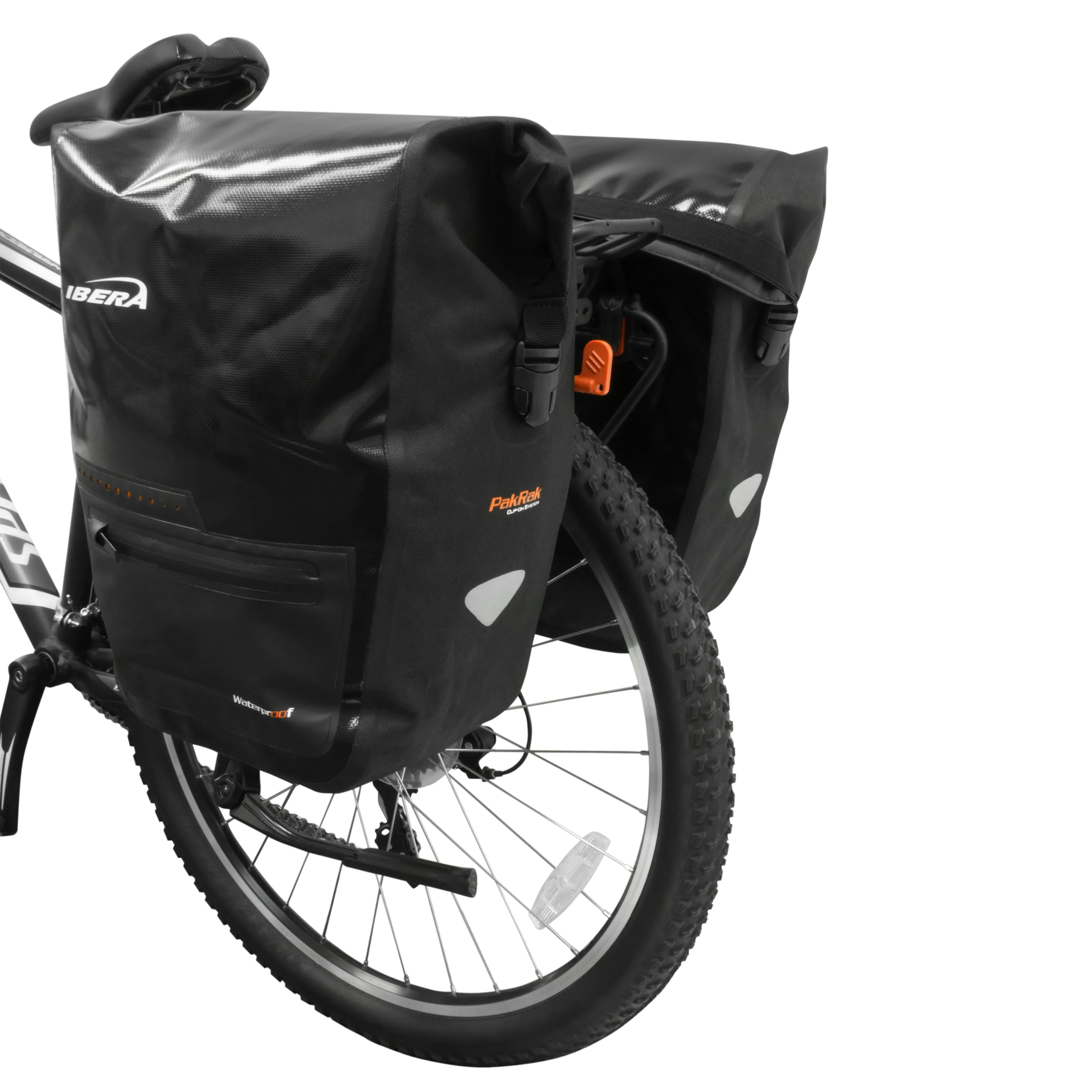 IBERA PakRak Bike Waterproof Pannier Bags-PAIR | IB-BA20