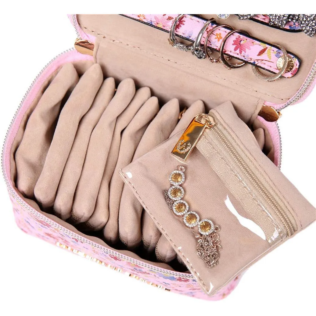 Jewelry Organizer Case Blossom Pink