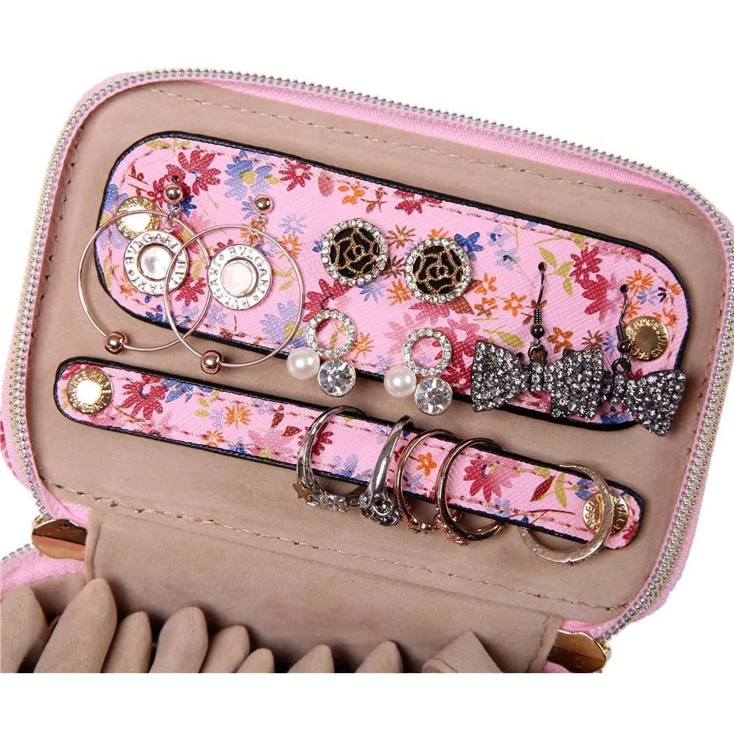 Jewelry Organizer Case Blossom Pink