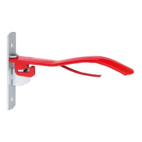 Kerbl folding saddle bracket, red