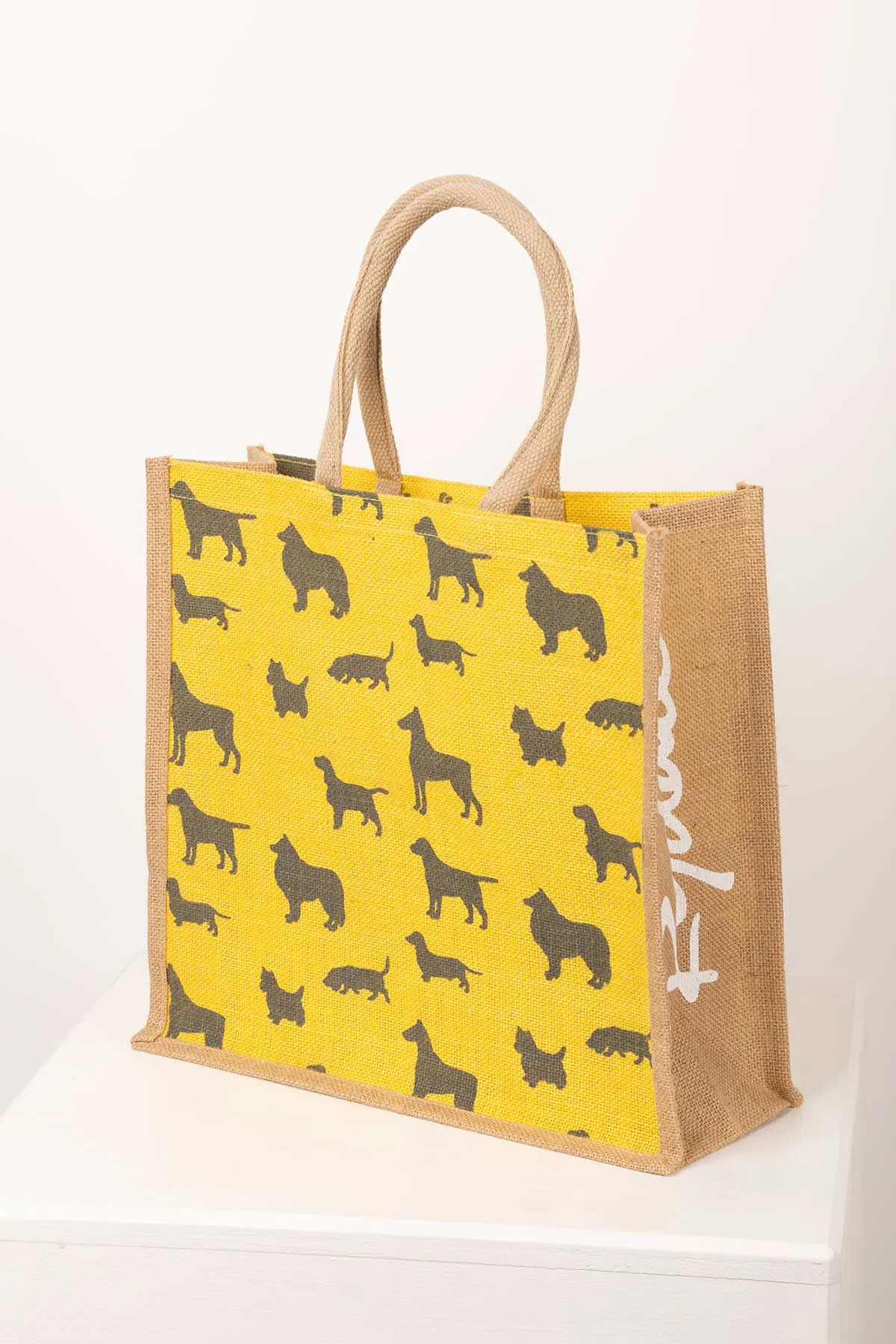 Ladies Hessian Shopping Bag - Printed