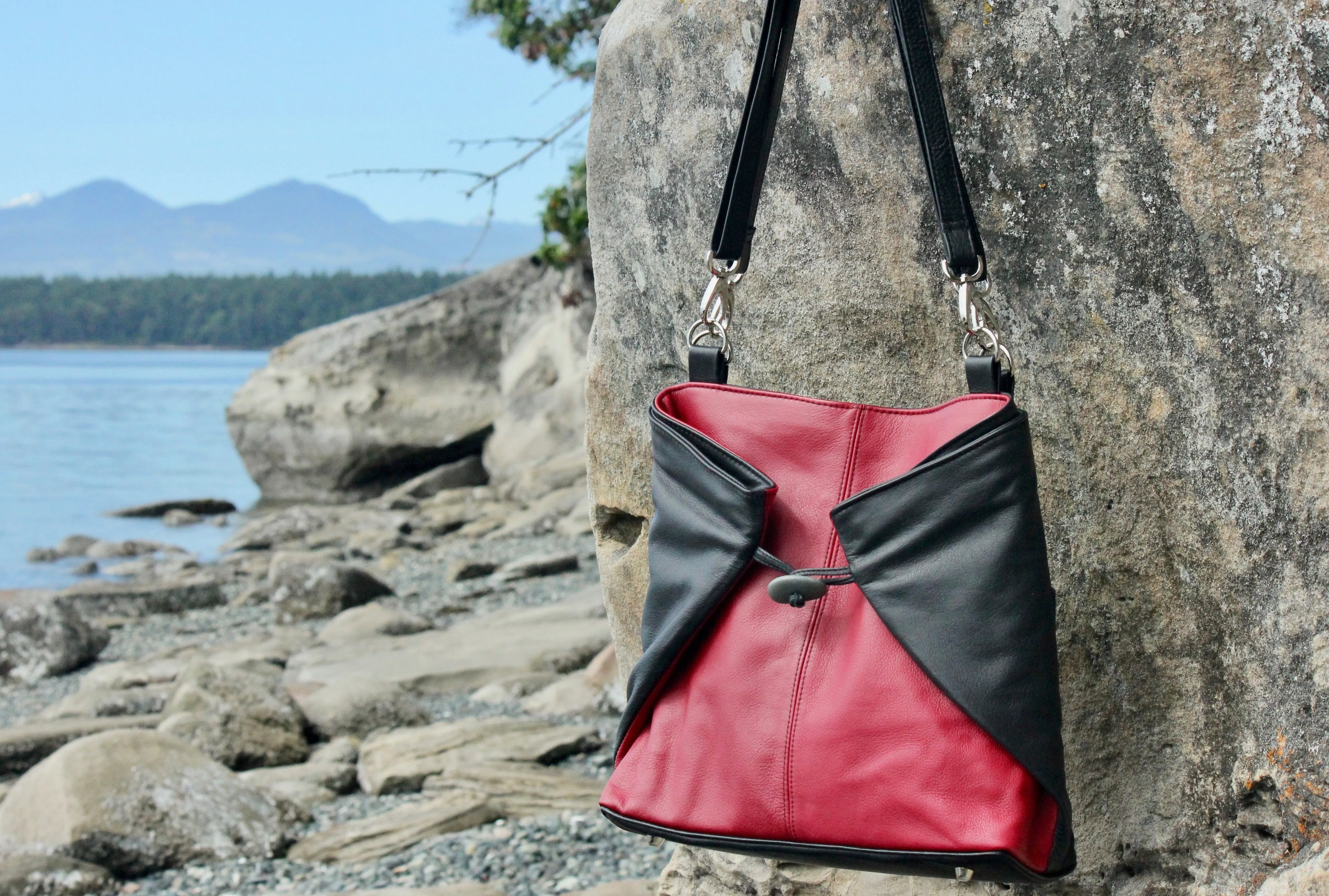 Large Origami Tote - Convertible Leather Bag