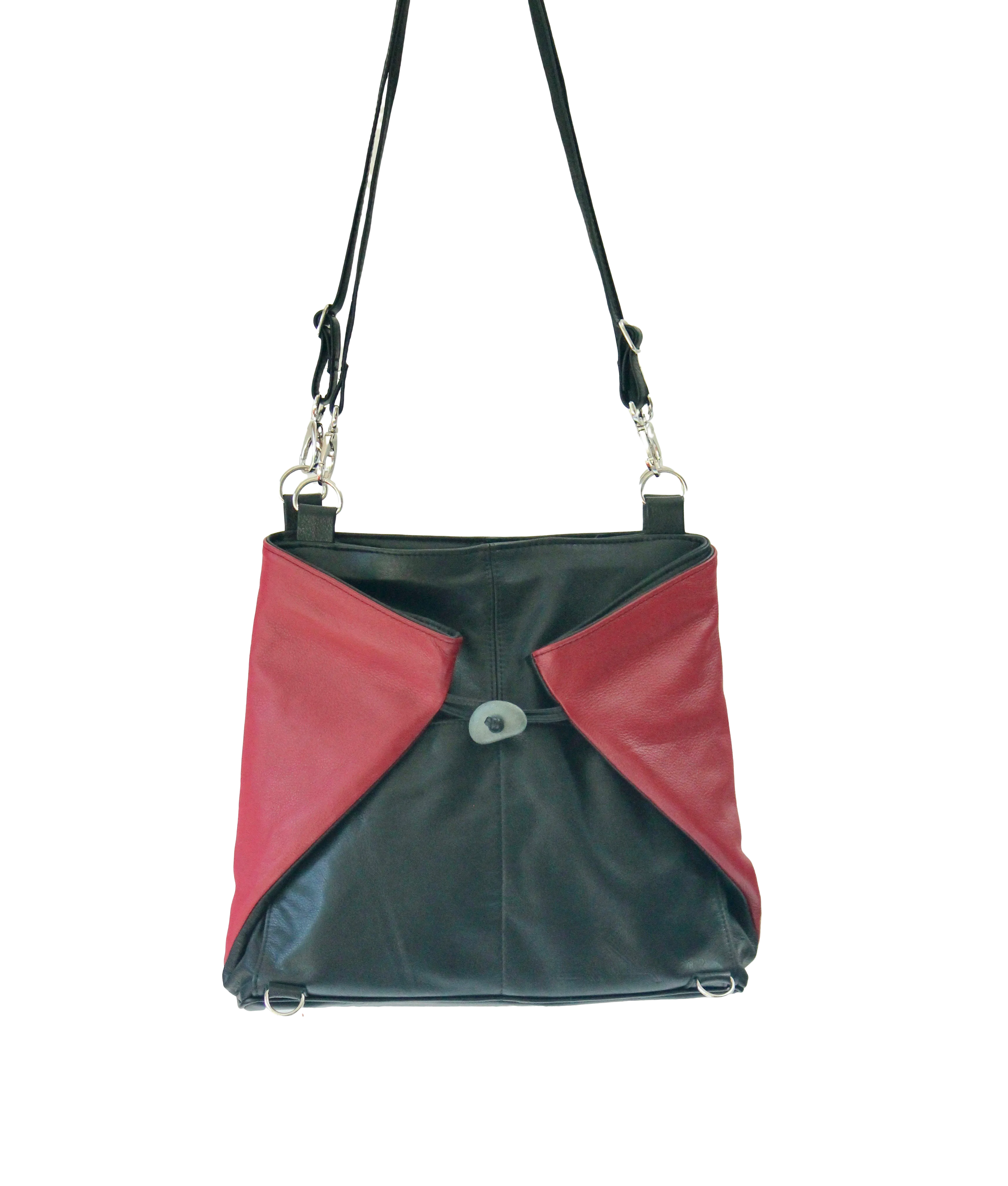 Large Origami Tote - Convertible Leather Bag