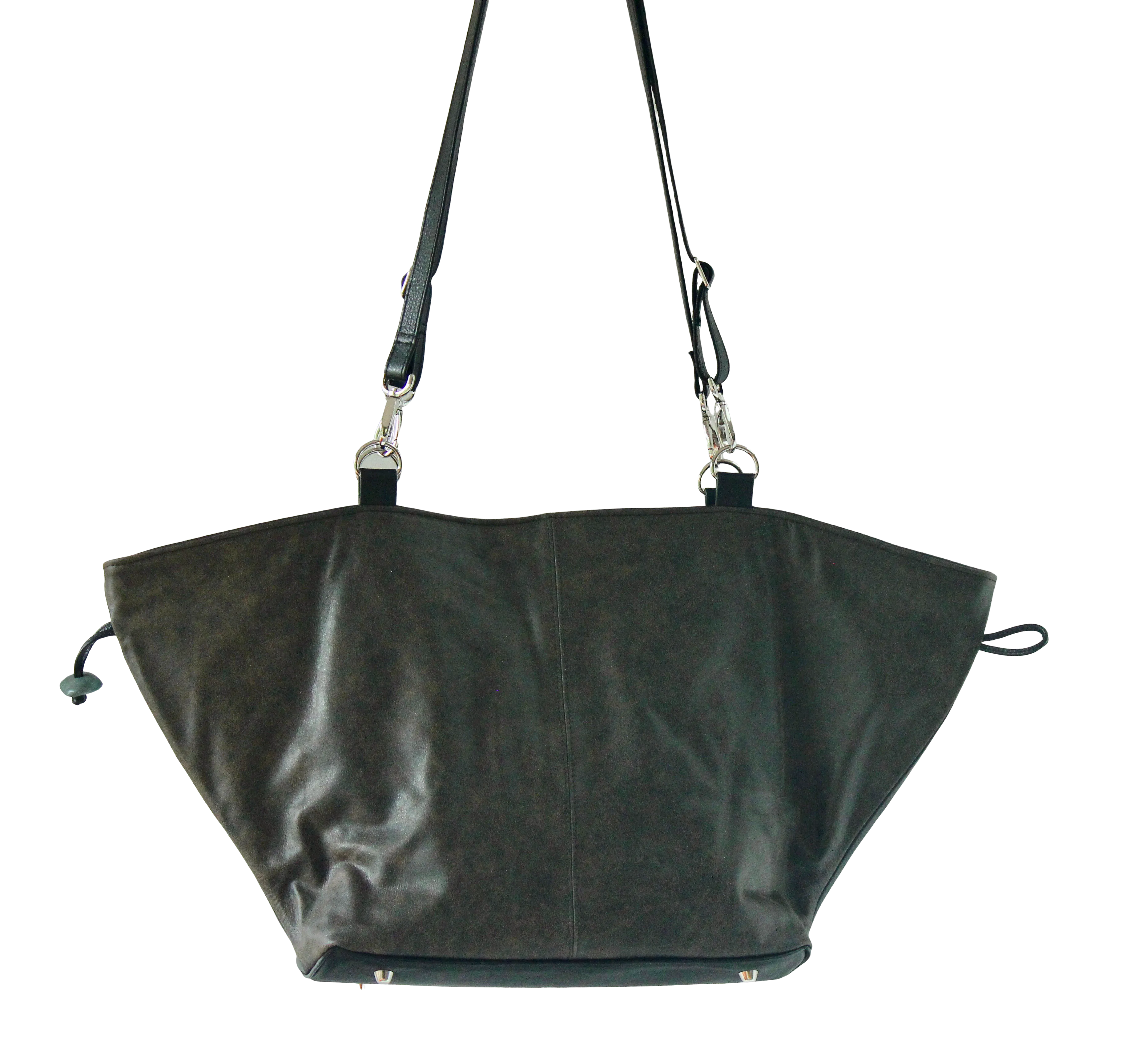 Large Origami Tote - Convertible Leather Bag