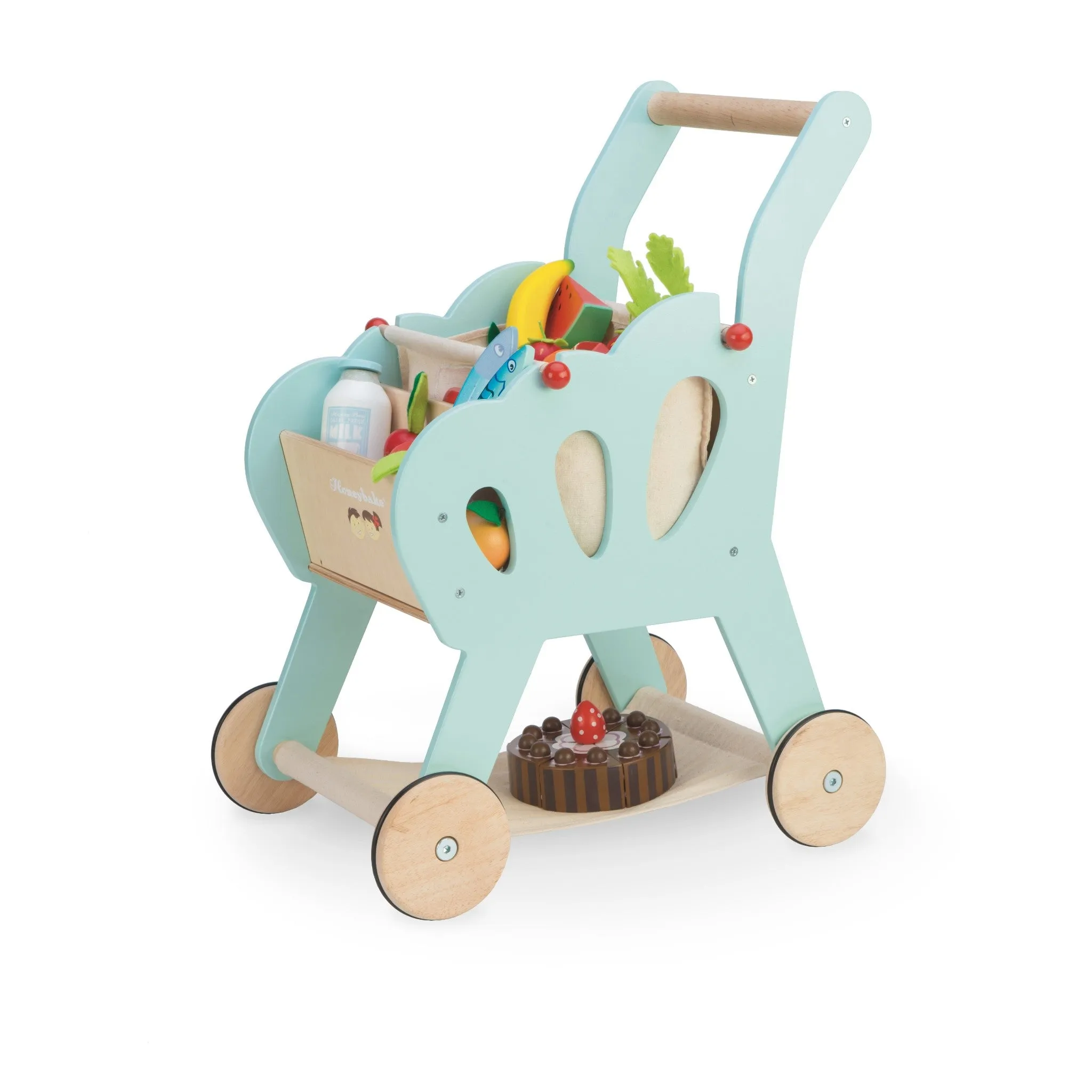 Le Toy Van Shopping Trolley (with detachable fabric bag)