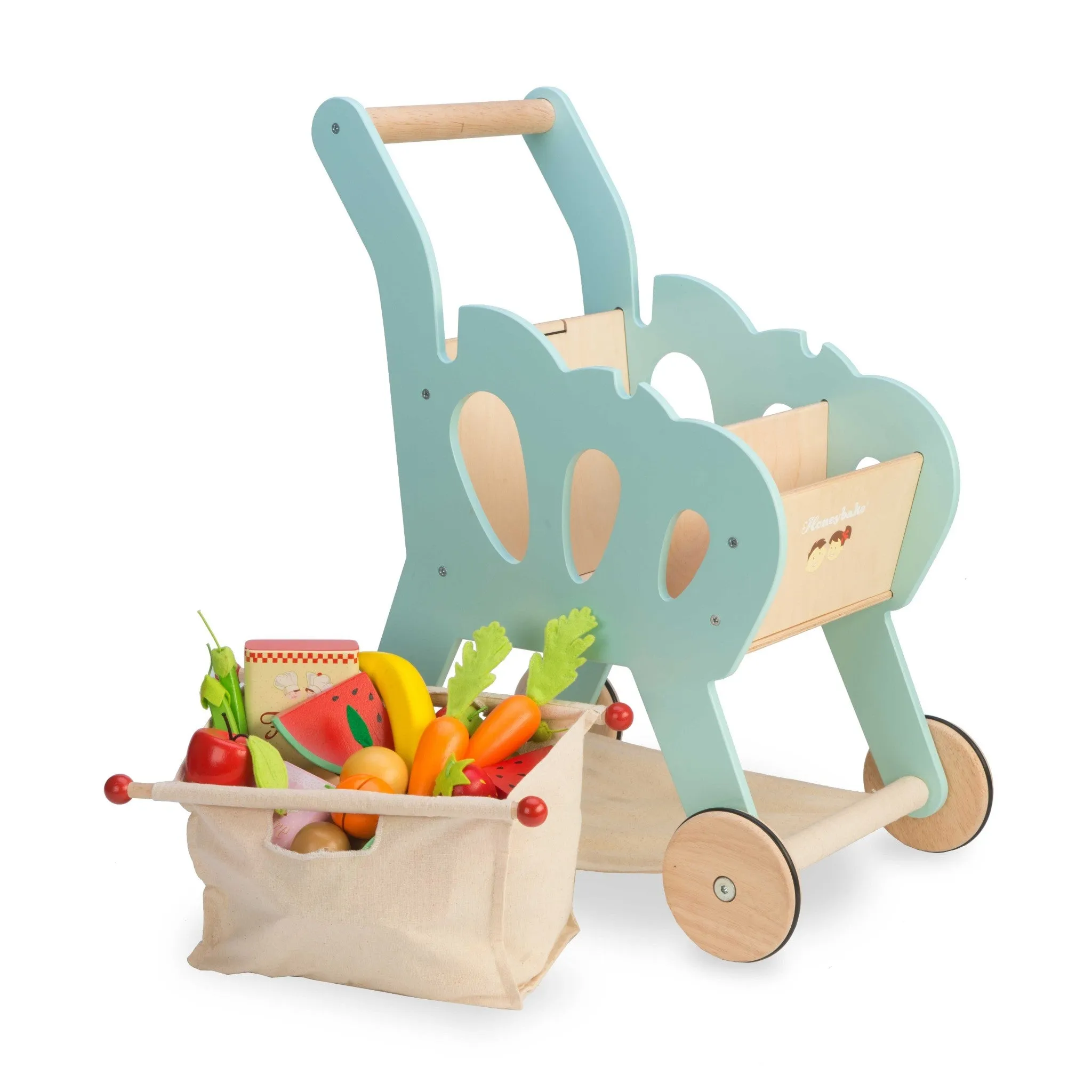 Le Toy Van Shopping Trolley (with detachable fabric bag)