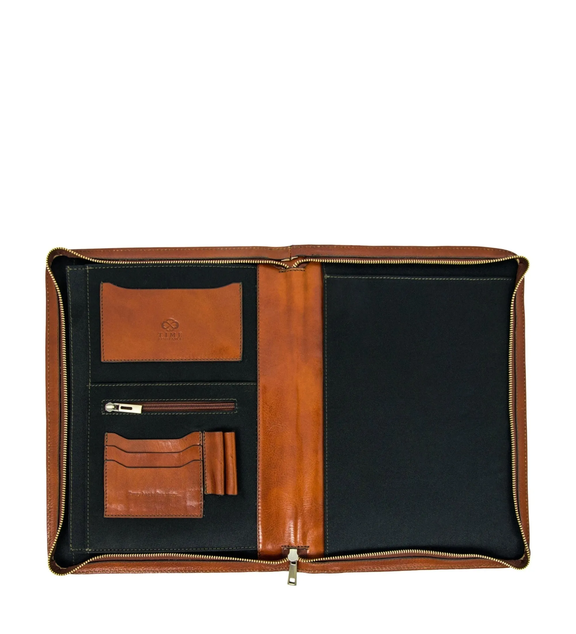 Leather A4 Documents Folder Organizer - Candide