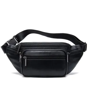 Leather Belt Bag Women's Waist Bags For Women Fanny Pack Female Waist Pack Belt Waist Bag Woman Phone Bags Bumbag