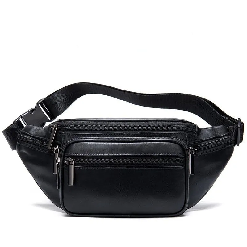 Leather Belt Bag Women's Waist Bags For Women Fanny Pack Female Waist Pack Belt Waist Bag Woman Phone Bags Bumbag