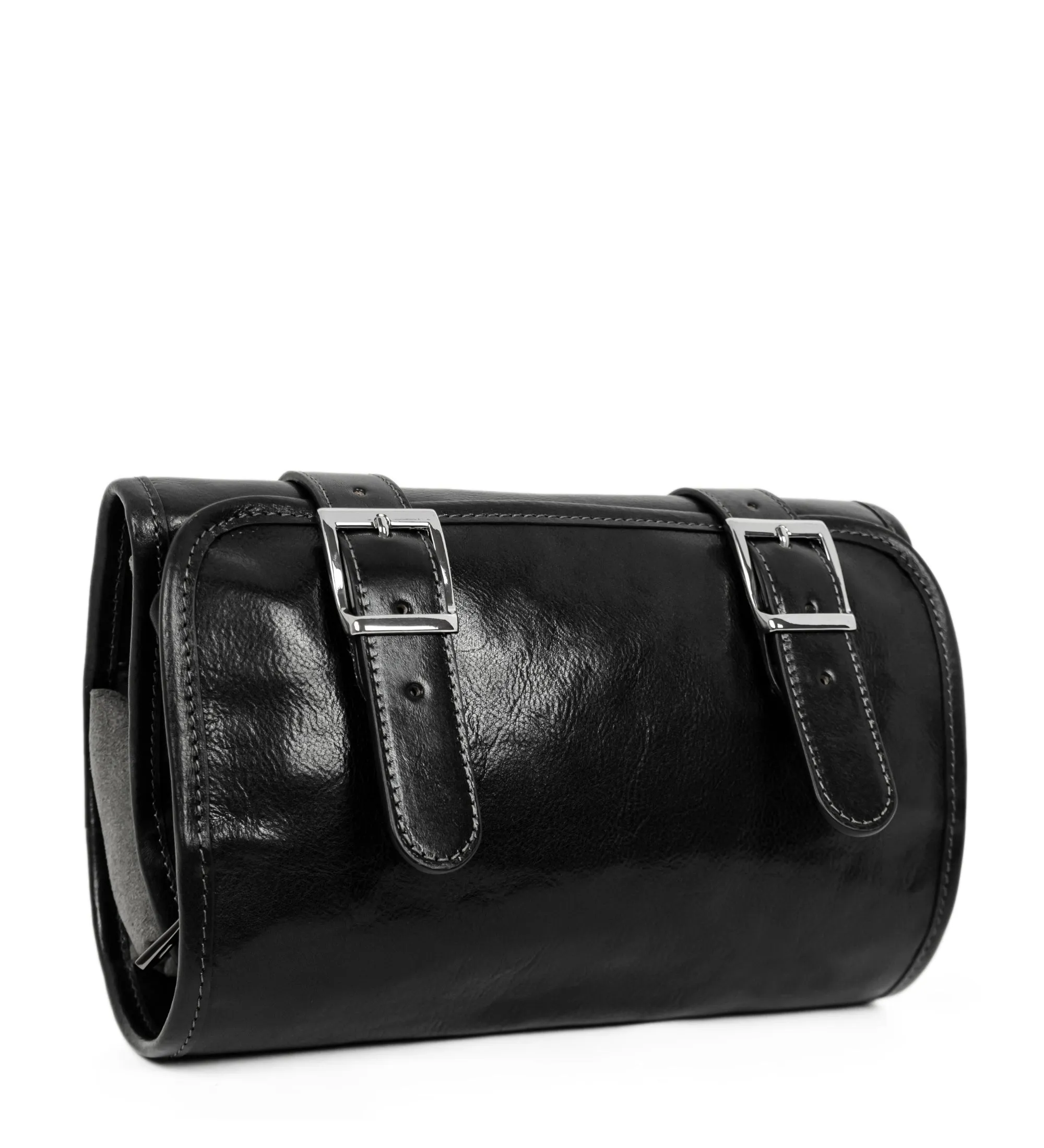 Leather Hanging Wash Bag Toiletry Bag - Dracula