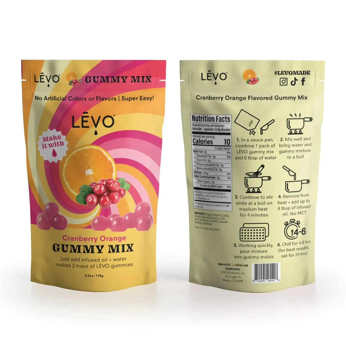 LEVO Gummy Mix - Limited Edition Cranberry Orange