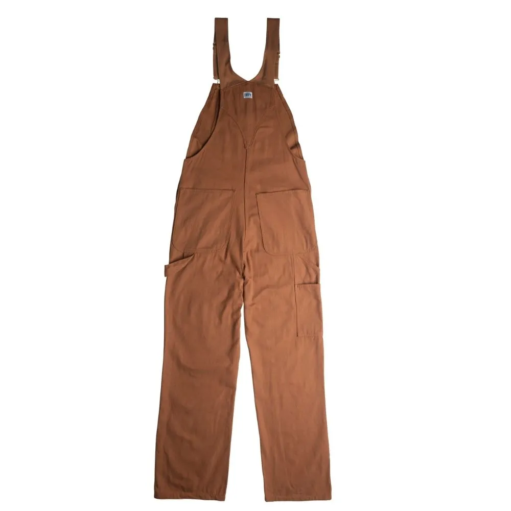 Liberty Men's Duck Bib Work Overall YB790 - Brown