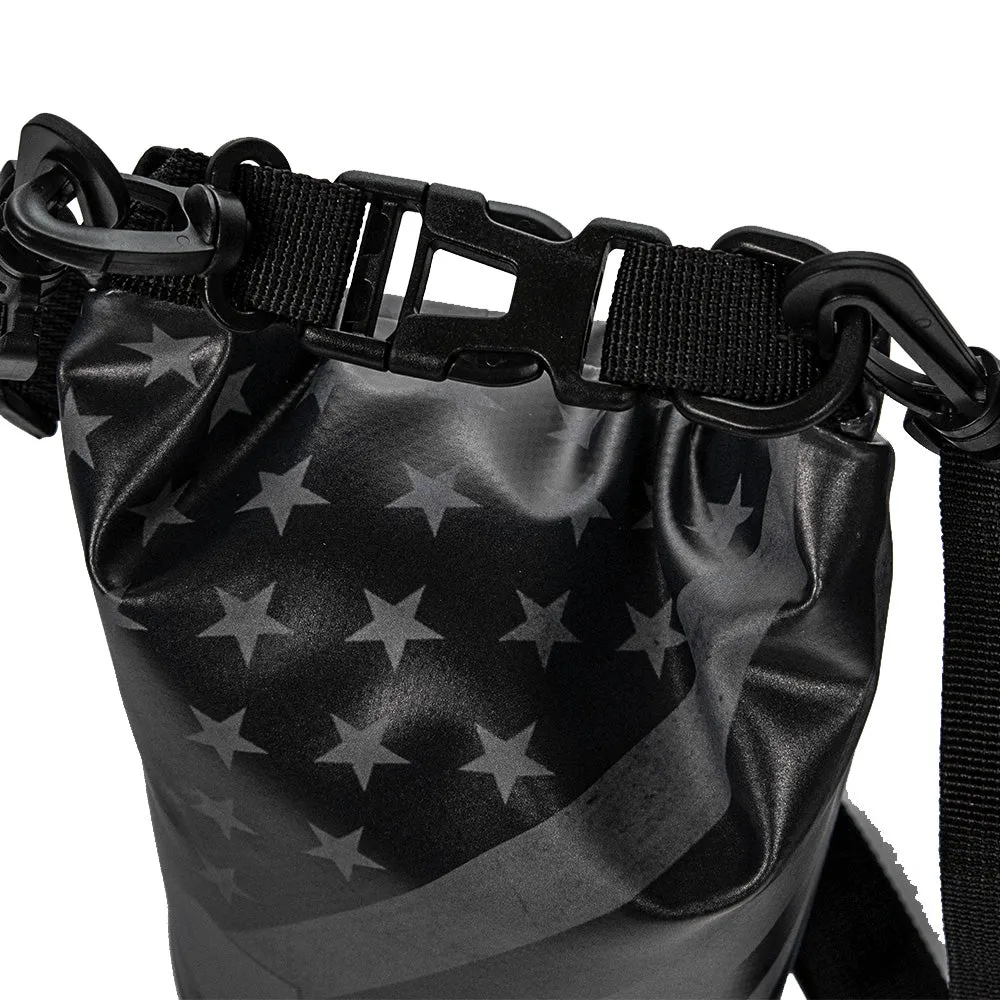 Limited Edition 2L Dry Bag | Blackout American Flag