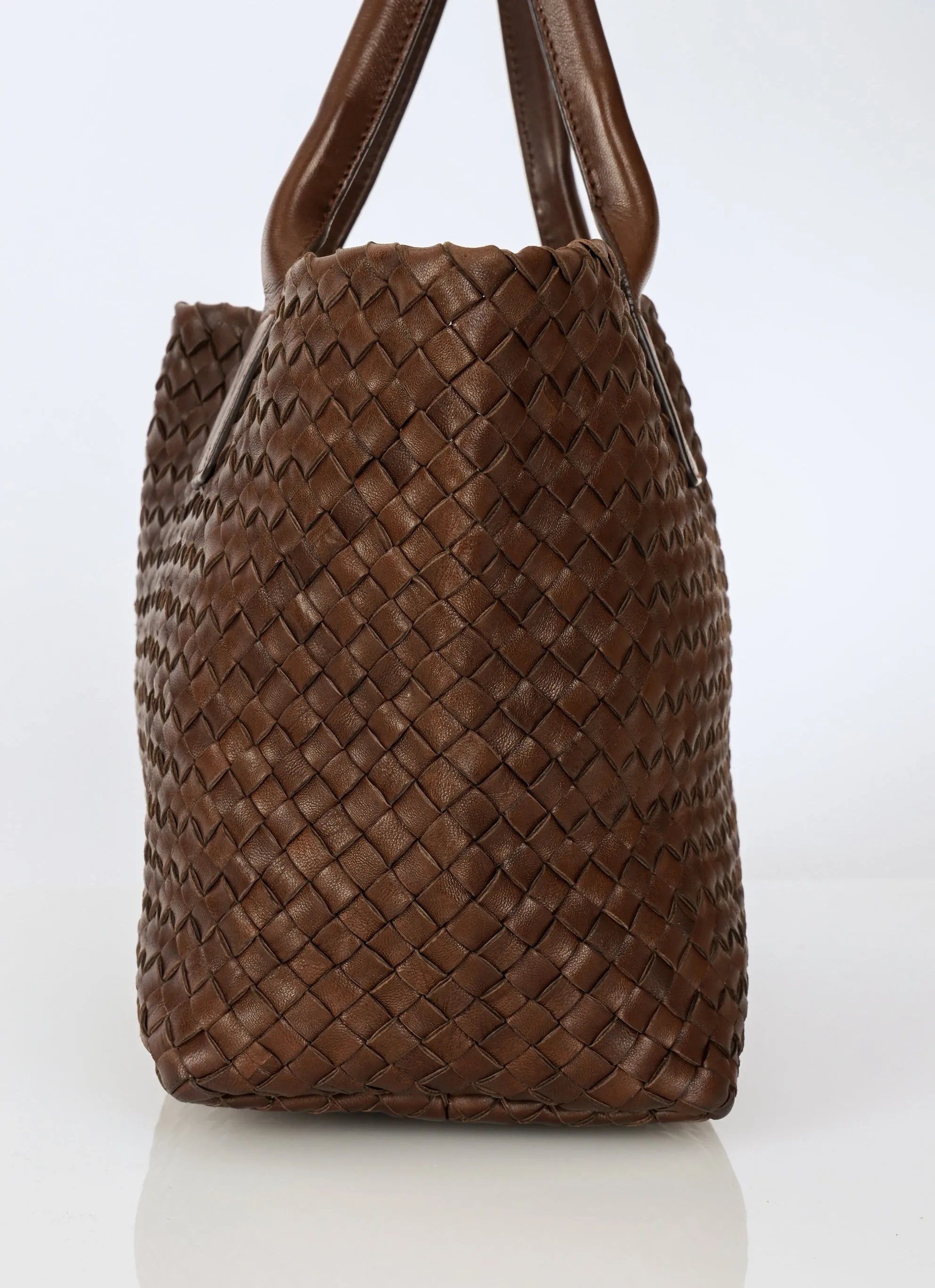 Limited Edition Bottega Veneta Intrecciato Mini Cabat w/ Pouch