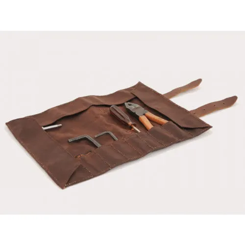 Longride Waxed Canvas Tool Roll Bag Brown - 0.5 Liters