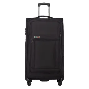 Luca Collection Black luggage (20/26/30") Suitcase