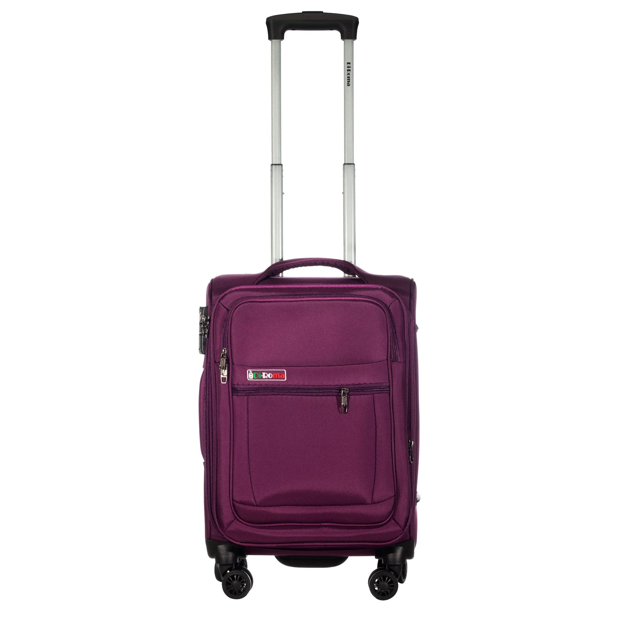 Luca Collection Purple luggage Set 3pc(20/26/30") Suitcase