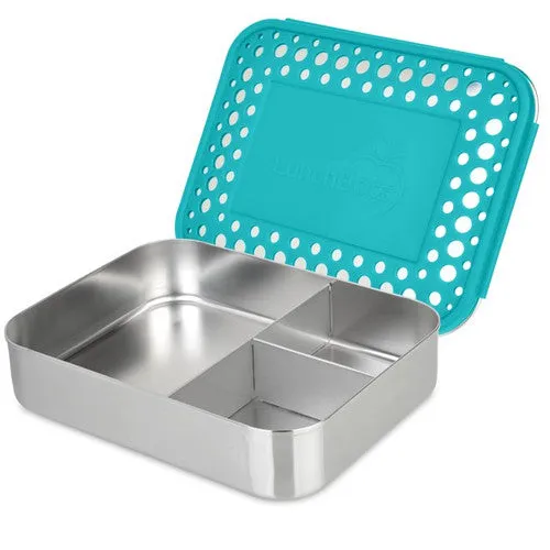 Lunchbots Large 3 Compartment Stainless Steel Bento Box - Multiple Colours Available