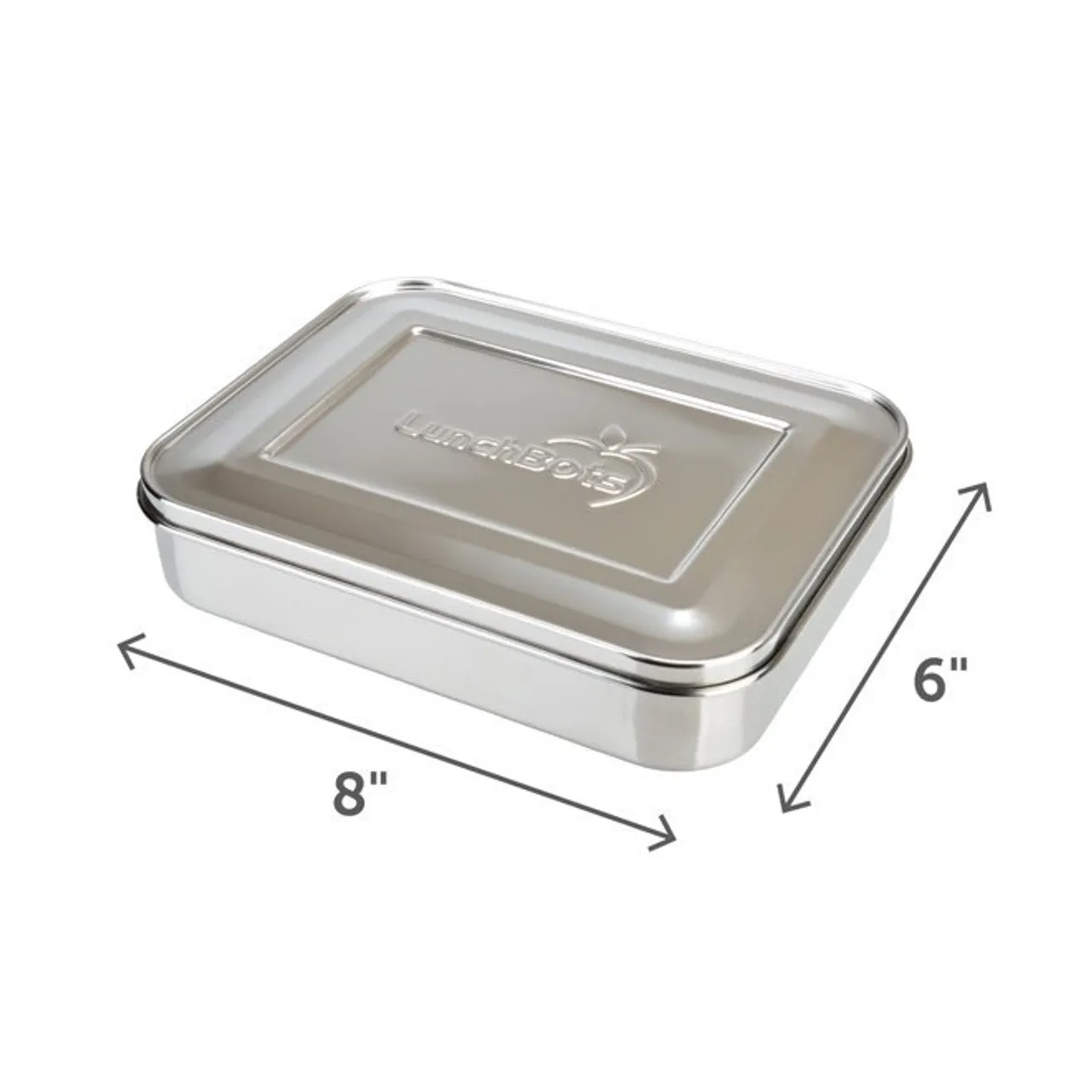 Lunchbots Large 3 Compartment Stainless Steel Bento Box - Multiple Colours Available