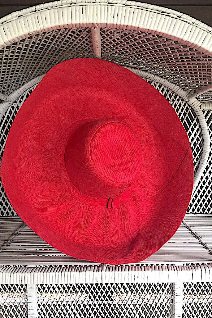 Made in Madagascar Hat - Ruby Red