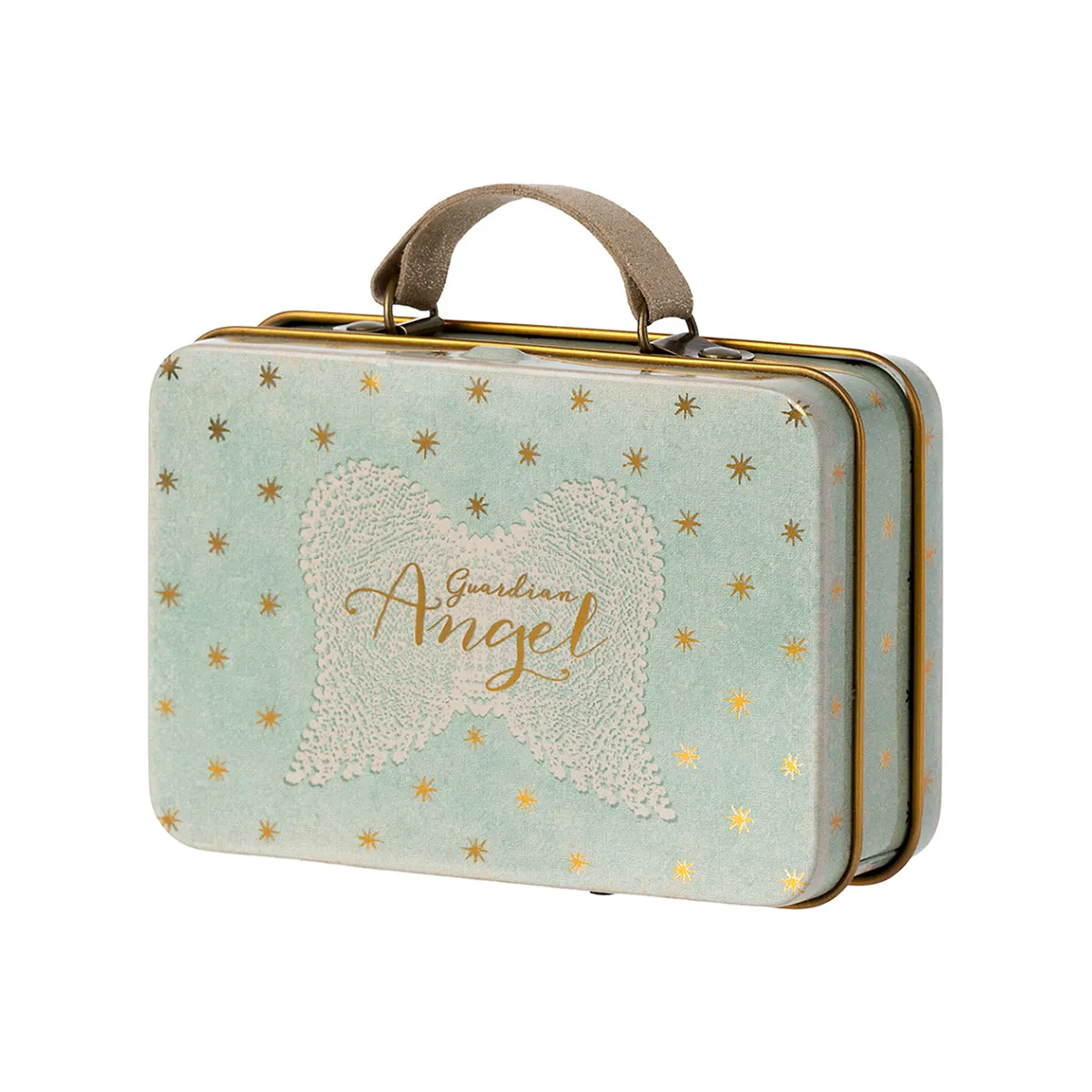 Maileg Angel Mouse in Suitcase