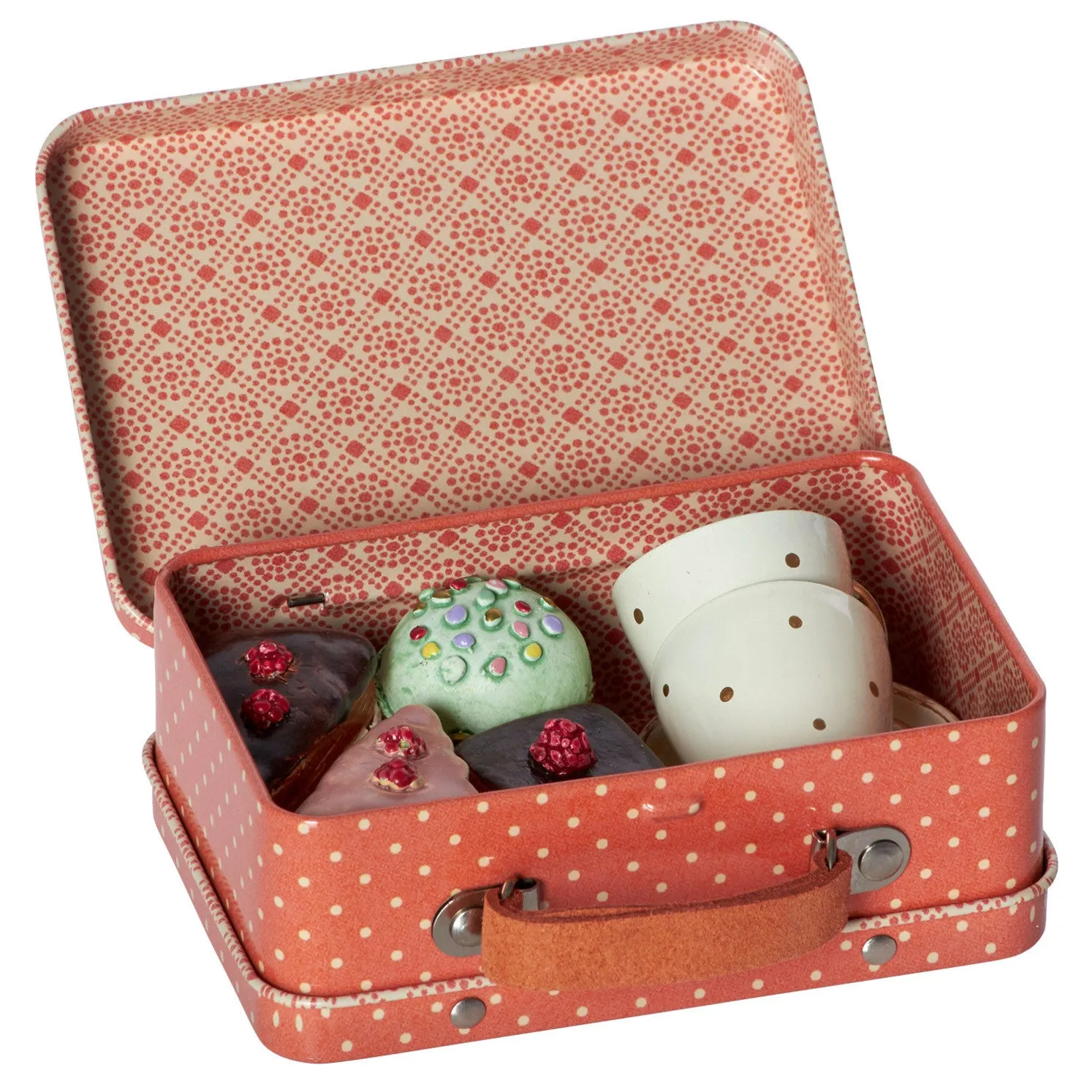 Maileg Cupcakes and Cups Suitcase