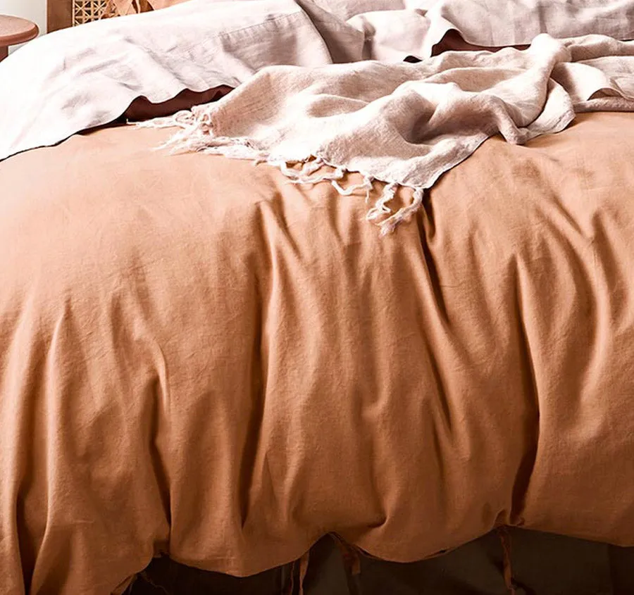 Maison Vintage Quilt Cover Range Hazelnut