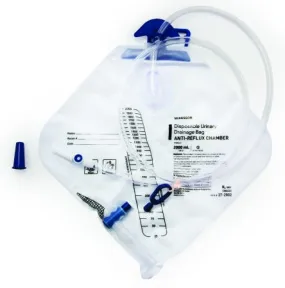 McKesson Urinary Drain Bag Anti-Reflux Valve 2000 mL Vinyl, Case of 20