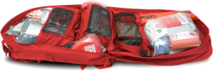 MediTac Deluxe Special Ops Tactical Field Medical Stomp Kit Feat. CAT Tourniquet, Chest Seals, Bleeding Control, Bandages, Shears, Gauze Pads and Rolls and Equipment