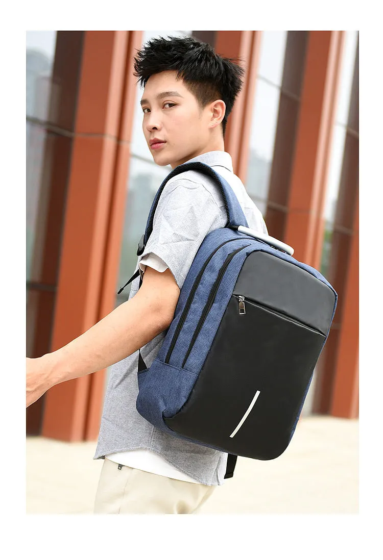 Men's business casual password lock anti-theft backpack