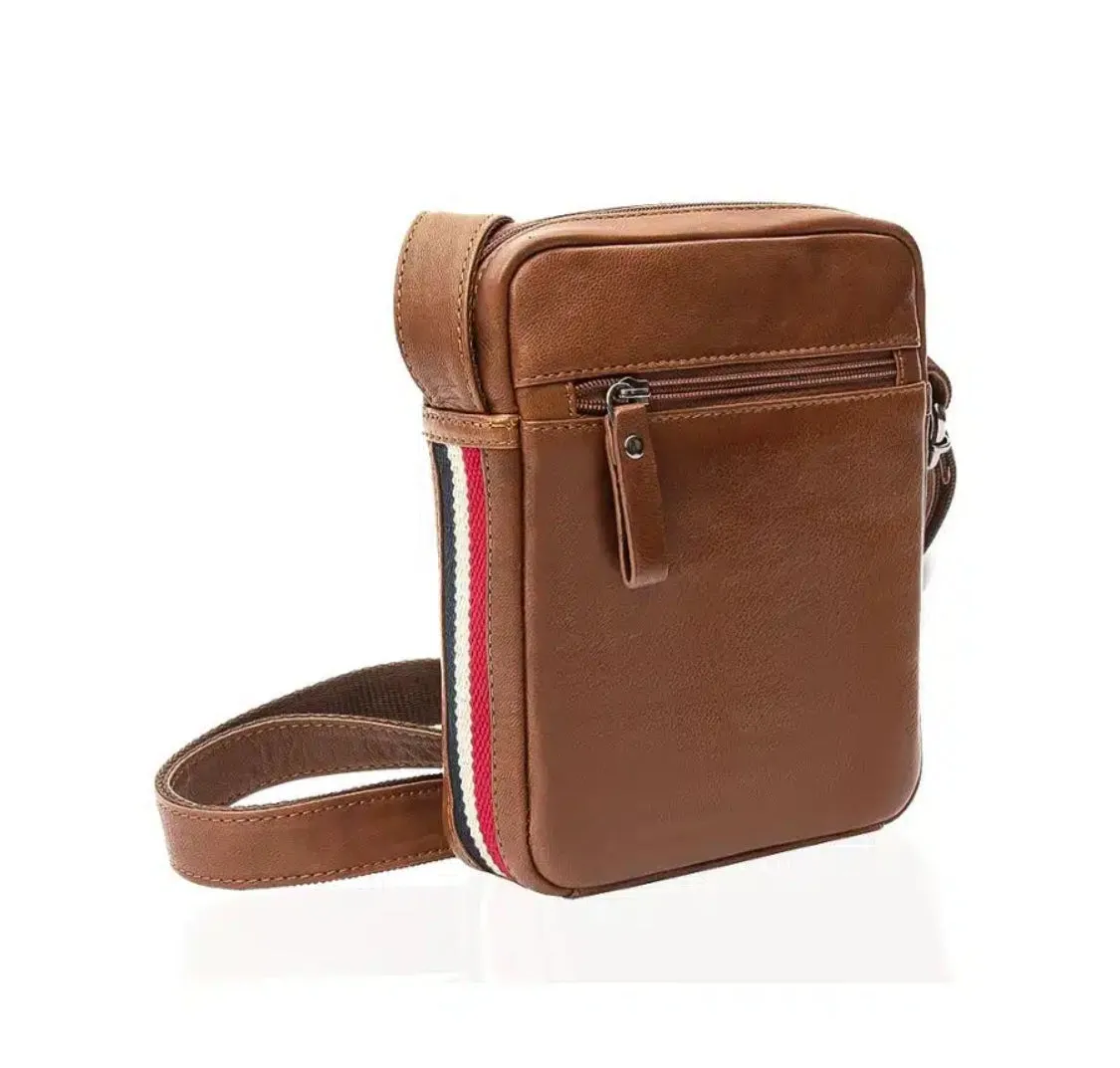 MENS LUXURY SOFT LEATHER SMALL CROSS BODY BAG