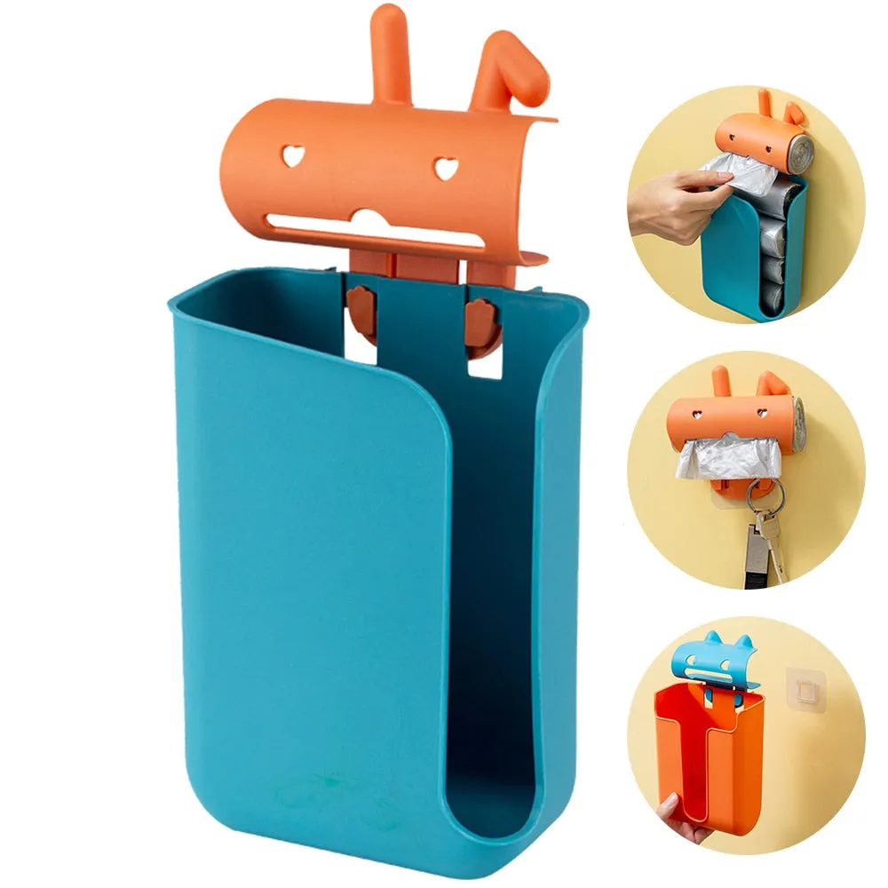 Mini Garbage Bag Dispenser Storage Rack