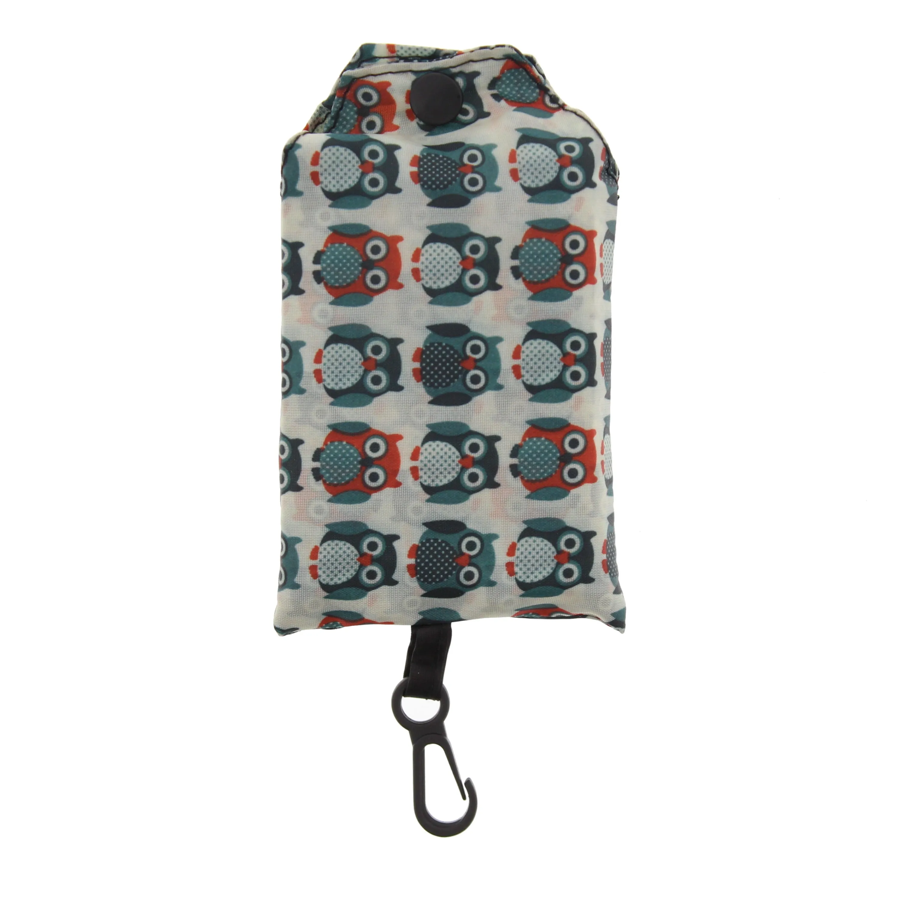 Mini Owls Shopping Bag in Pocket Pouch