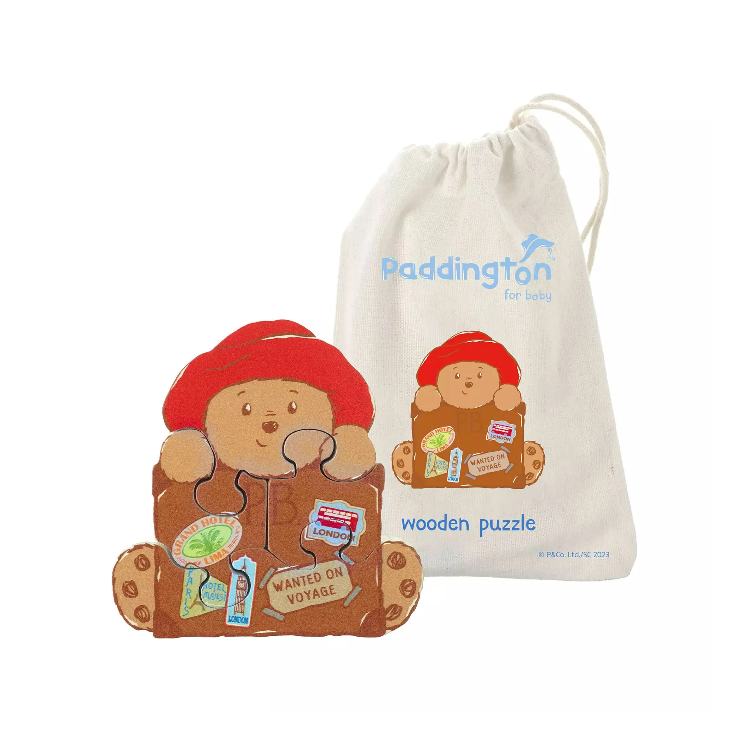 Mini Puzzle - Paddington With Suitcase