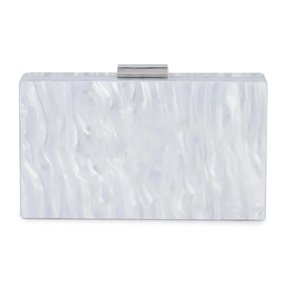 MRS Glitter Acrylic Box Clutch