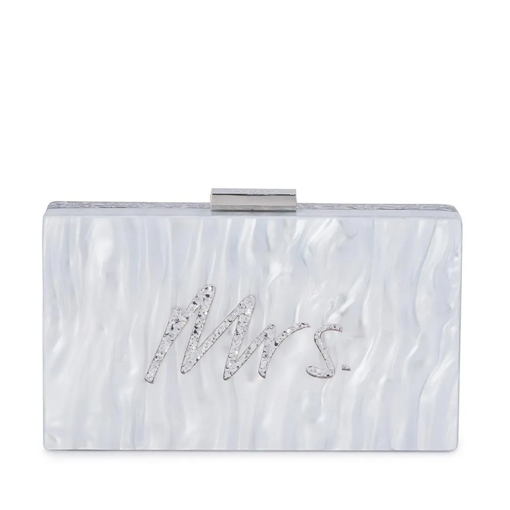 MRS Glitter Acrylic Box Clutch