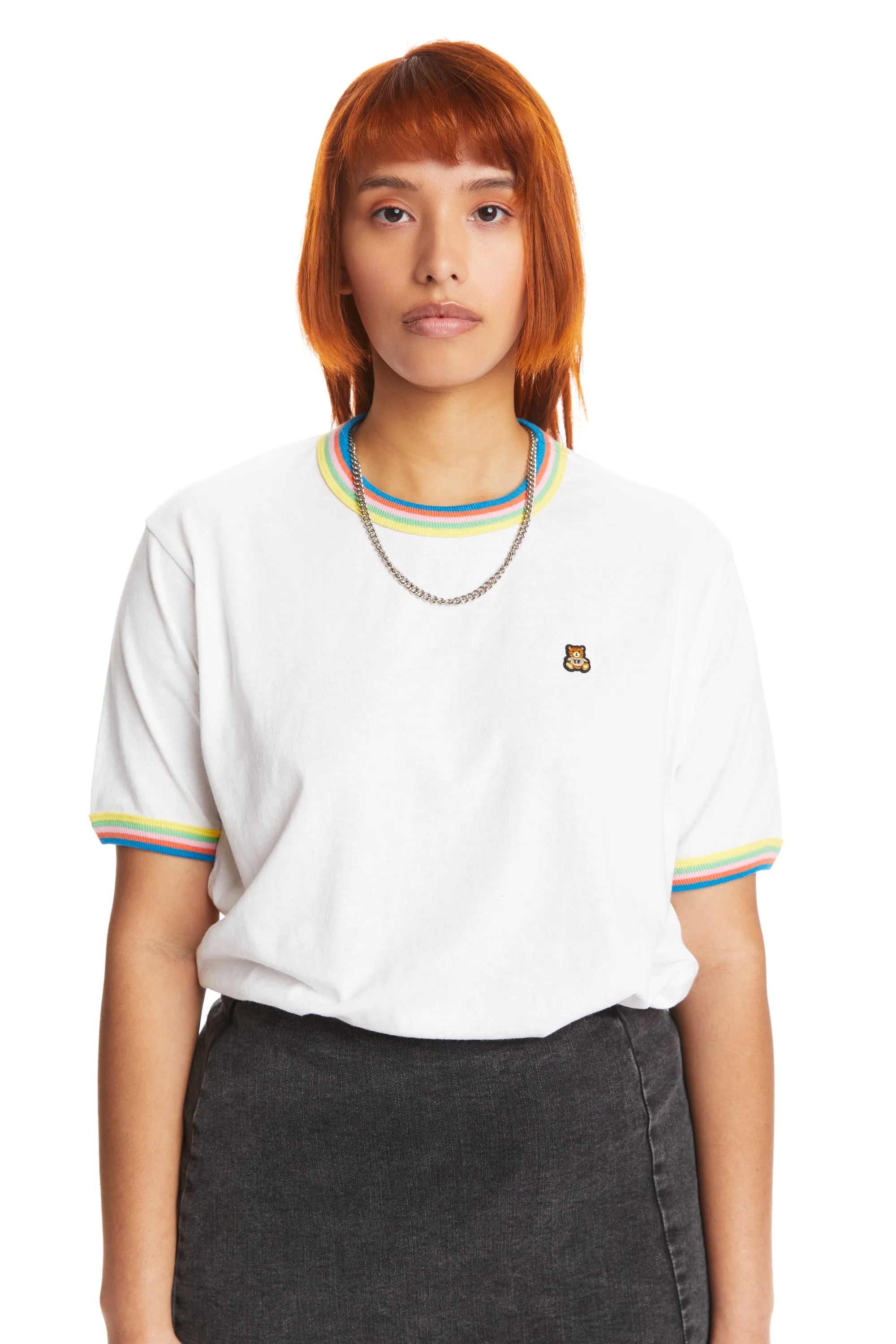 Multi-Colored Ringer Tee